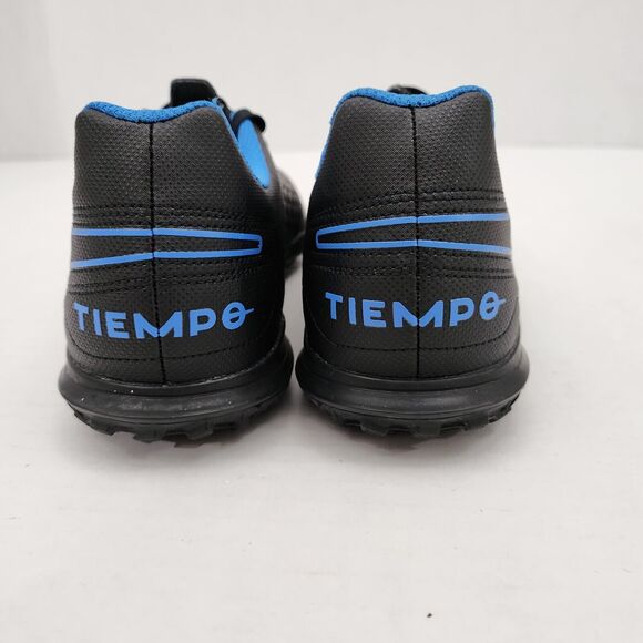 Nike Tiempo Legend 8 Club TF AT6109-090 Turf Soccer Shoes Men's Size 5 Black - Picture 7 of 11